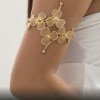 Golden Blossom floral western Arm Cuff
