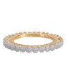 Gold Plated Round CZ American Diamond Bangle Pacheli Kada