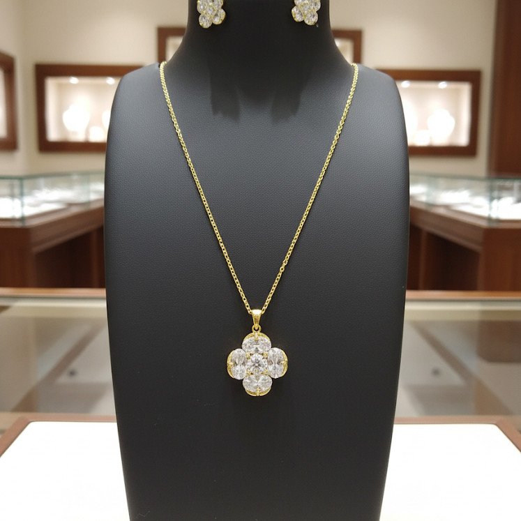 Neckpiece with earings