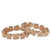 Kundan Diamond CZ Openable Floral Pearl Heavy Kada Bangles