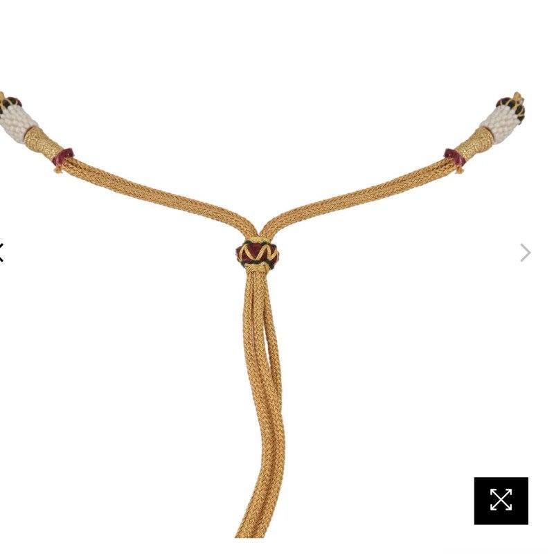 Valeria Statement Kundan Red Green Choker Necklace Set